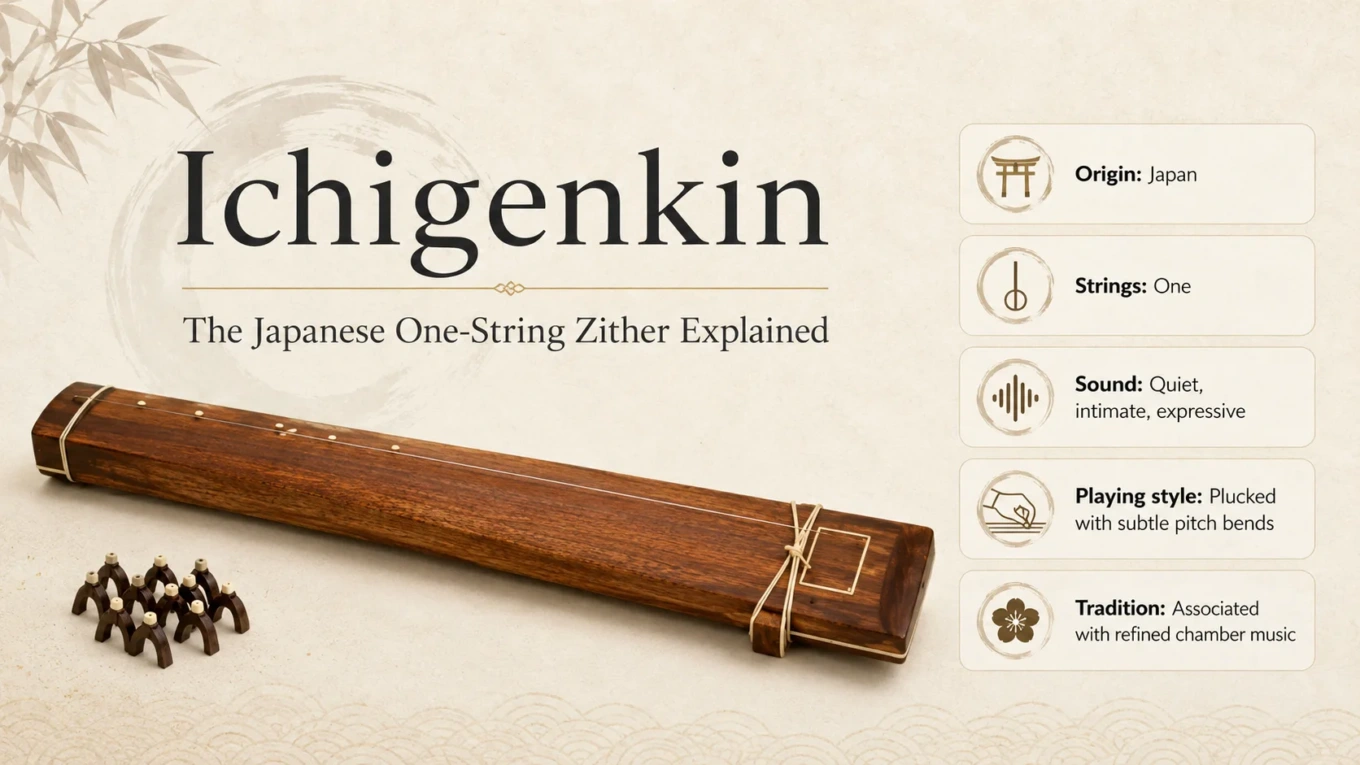 Ichigenkin: The Japanese One-String Zither Explained