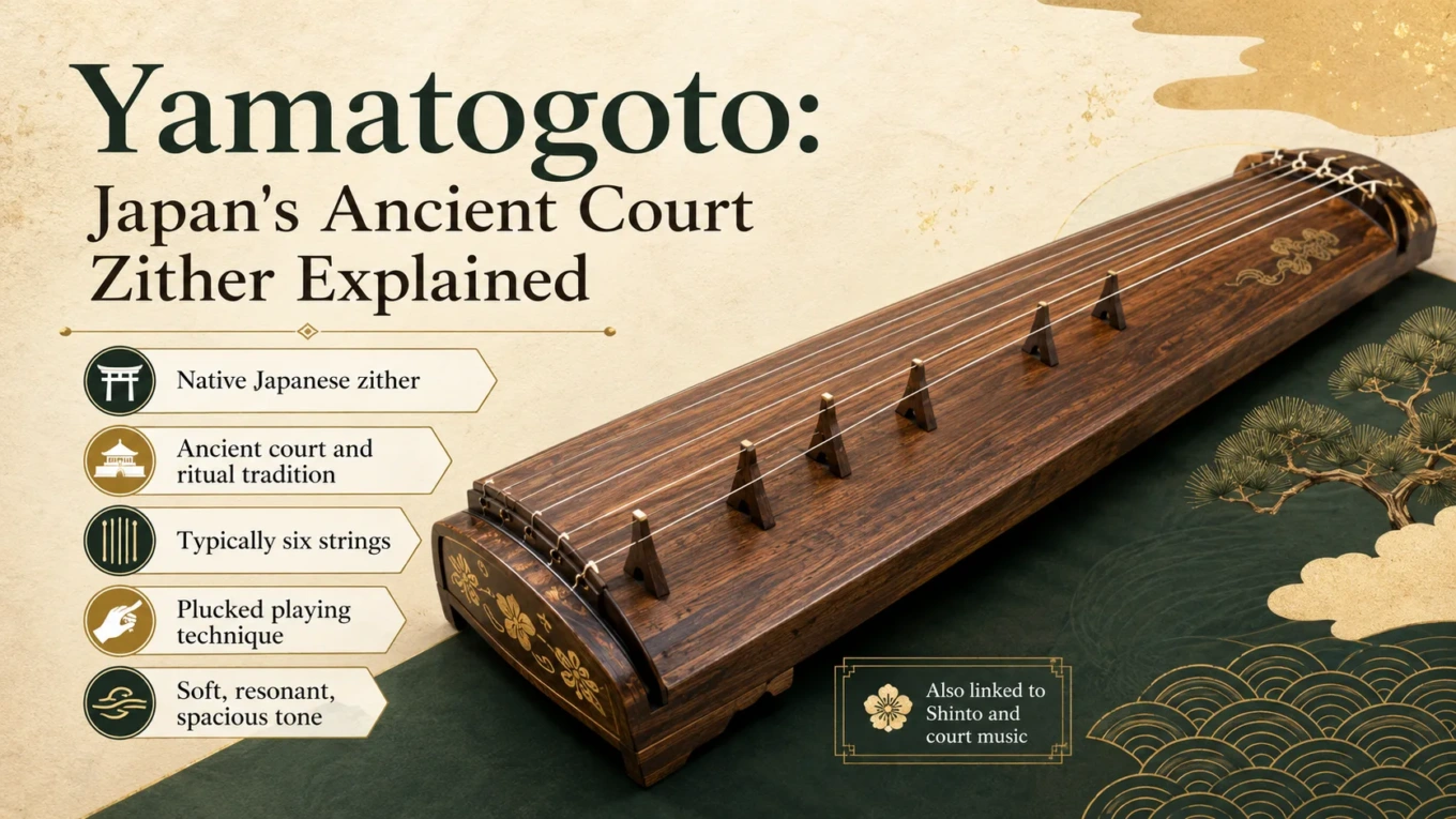 Yamatogoto: Japan’s Ancient Court Zither Explained