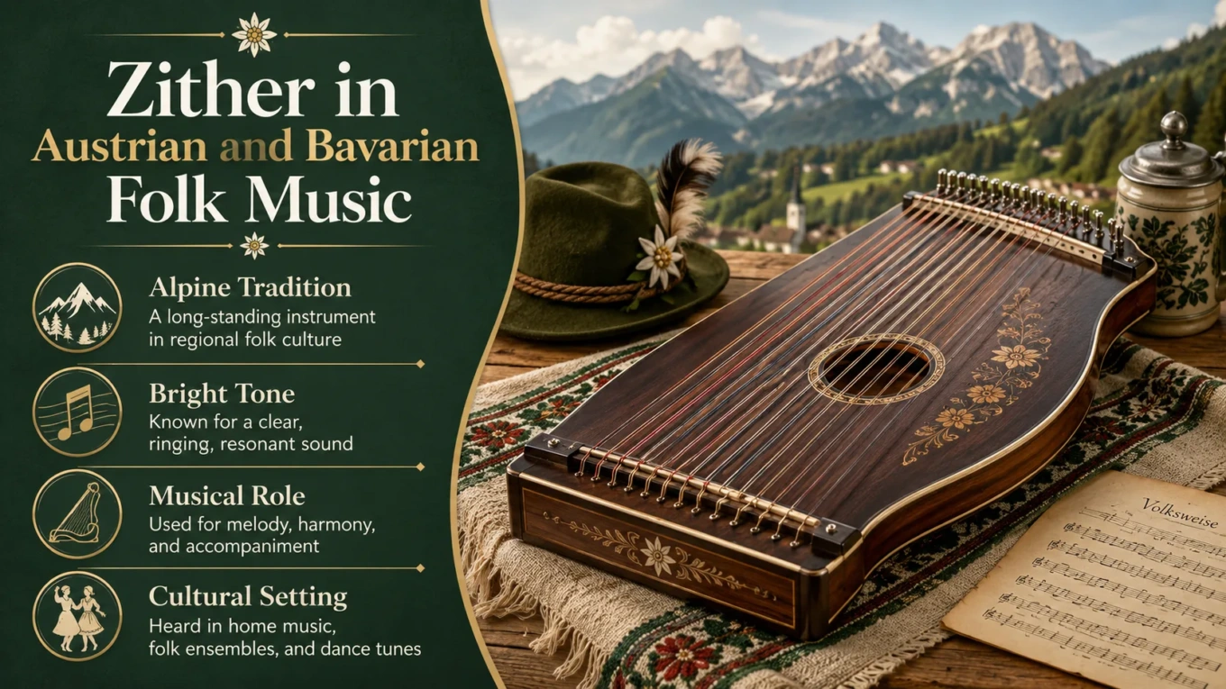 Zither in Austrian and Bavarian Folk Music