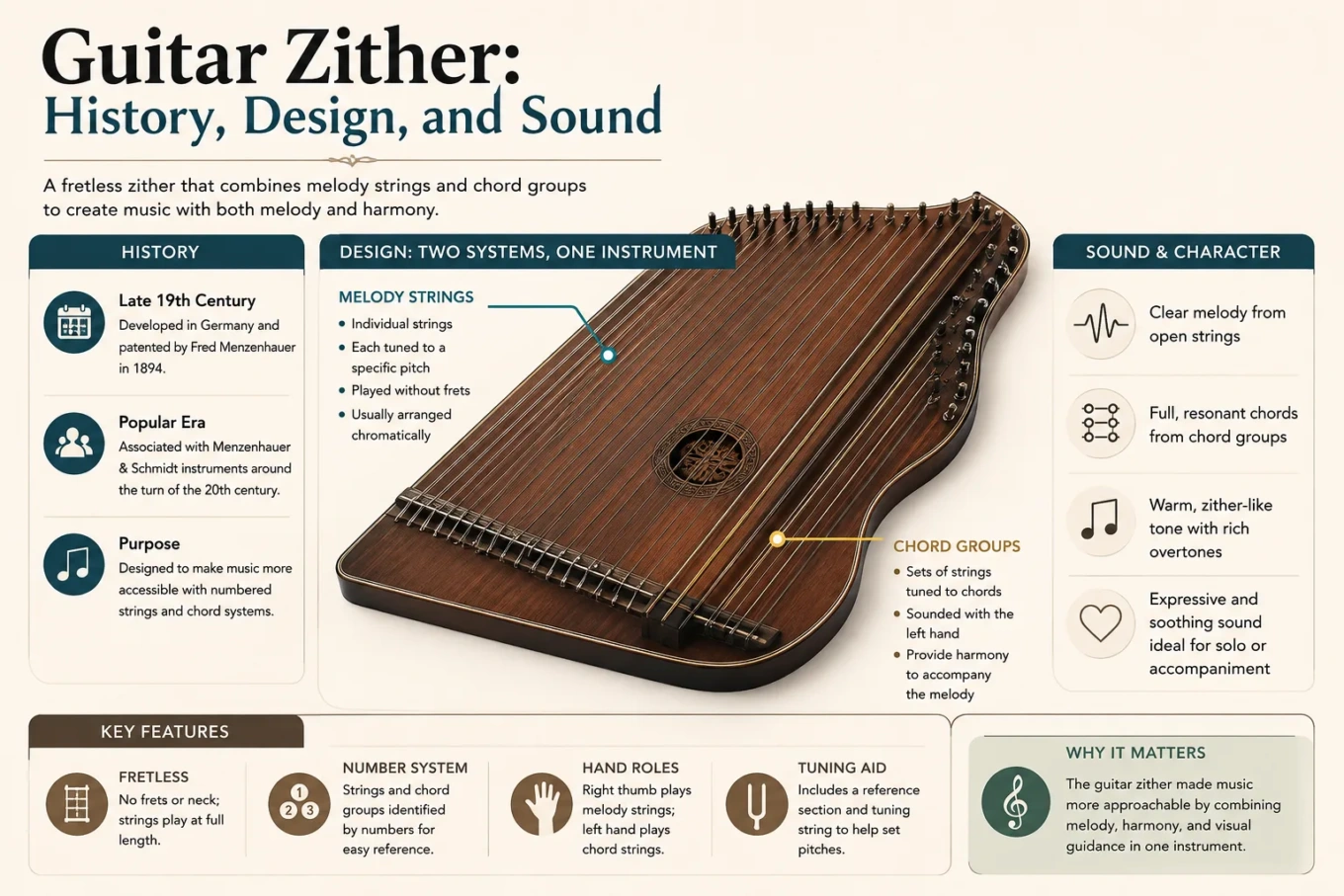 Guitar Zither: History, Design, and Sound