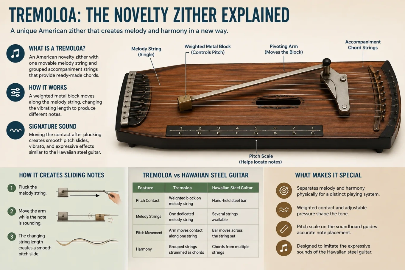 Tremoloa: The Novelty Zither Explained